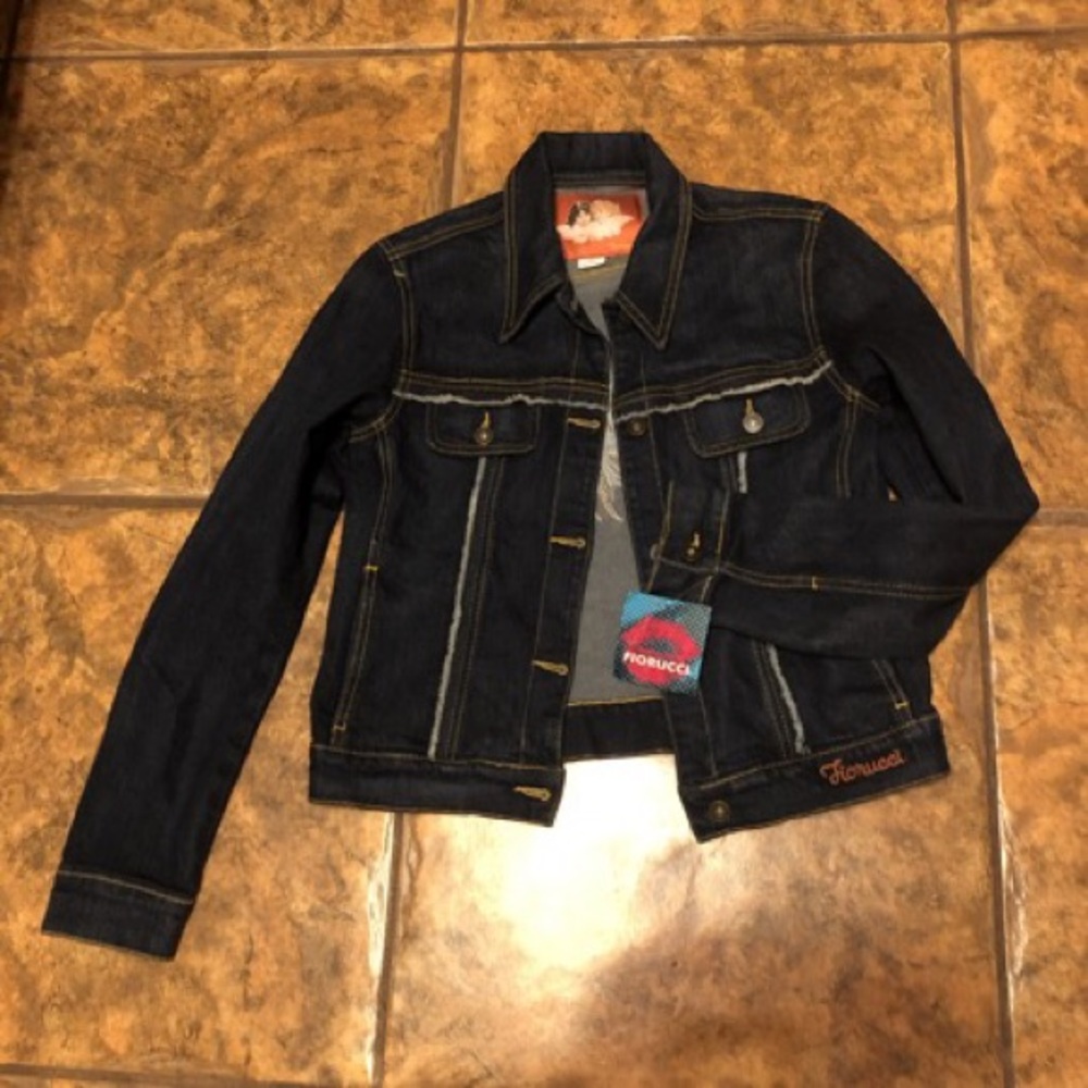 Fiorucci Italy New Jean Jacket size Medium,
